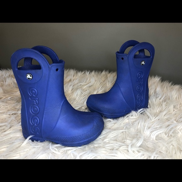 crocs boys rain boots